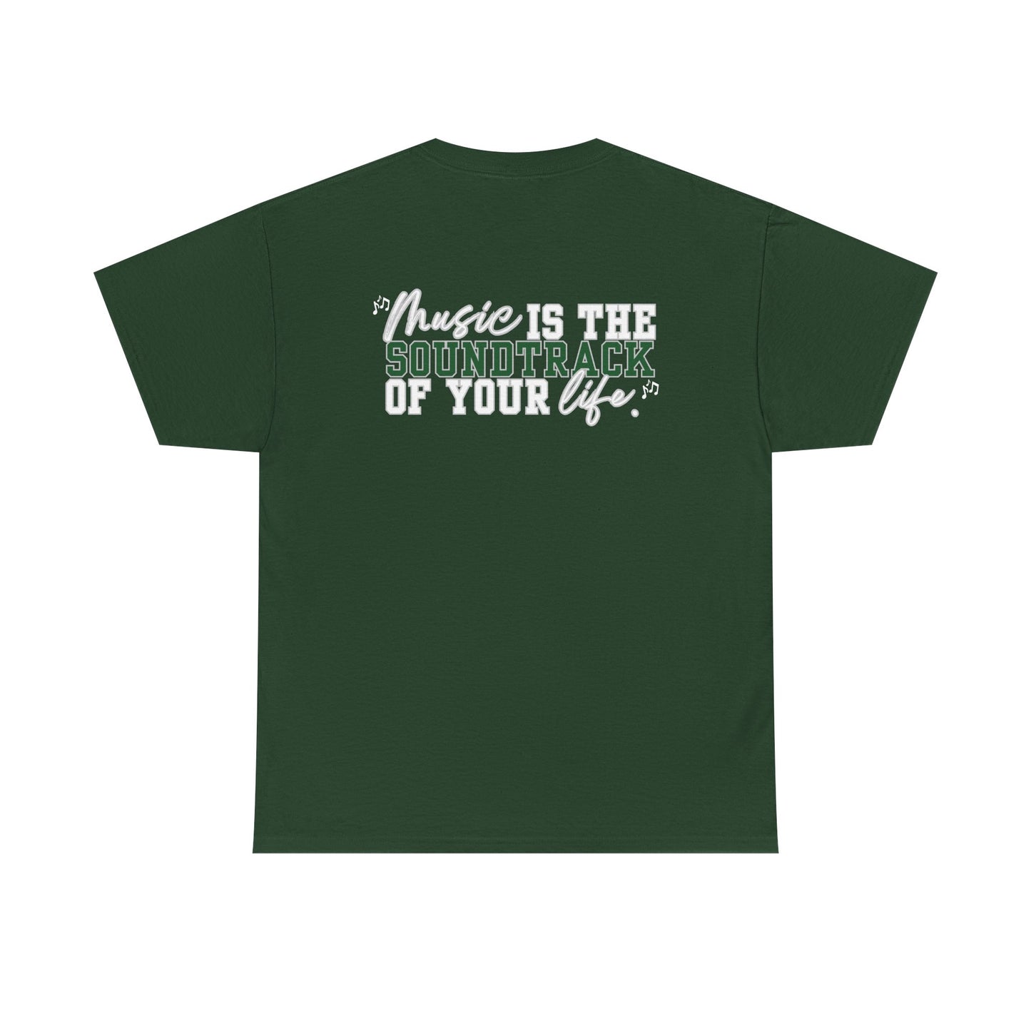 Floyd Music Heavy Cotton Tee - "Music is the Soundtrack of Your Life" Unisex T-Shirt- Floyd Strong