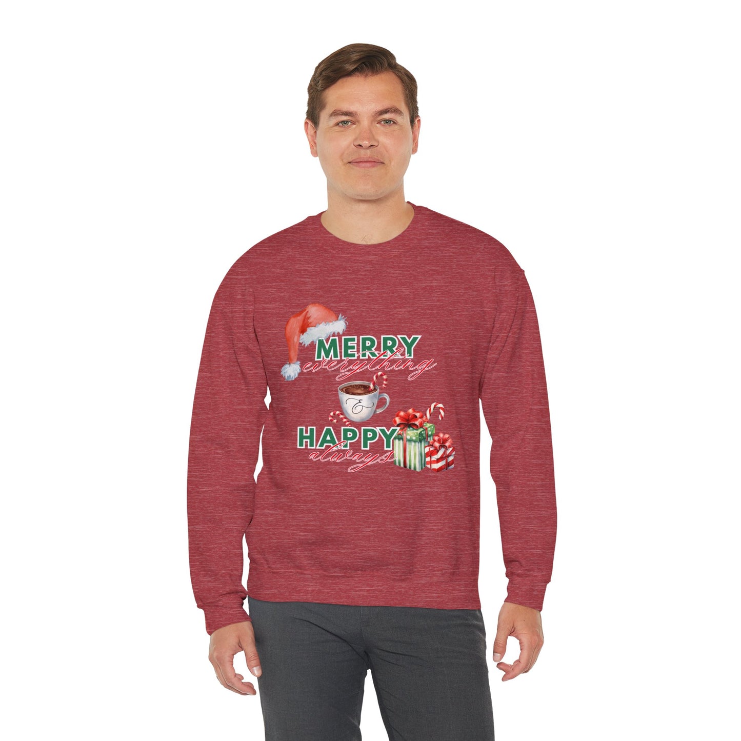 “Merry Everything, Happy Always” Christmas Crewneck