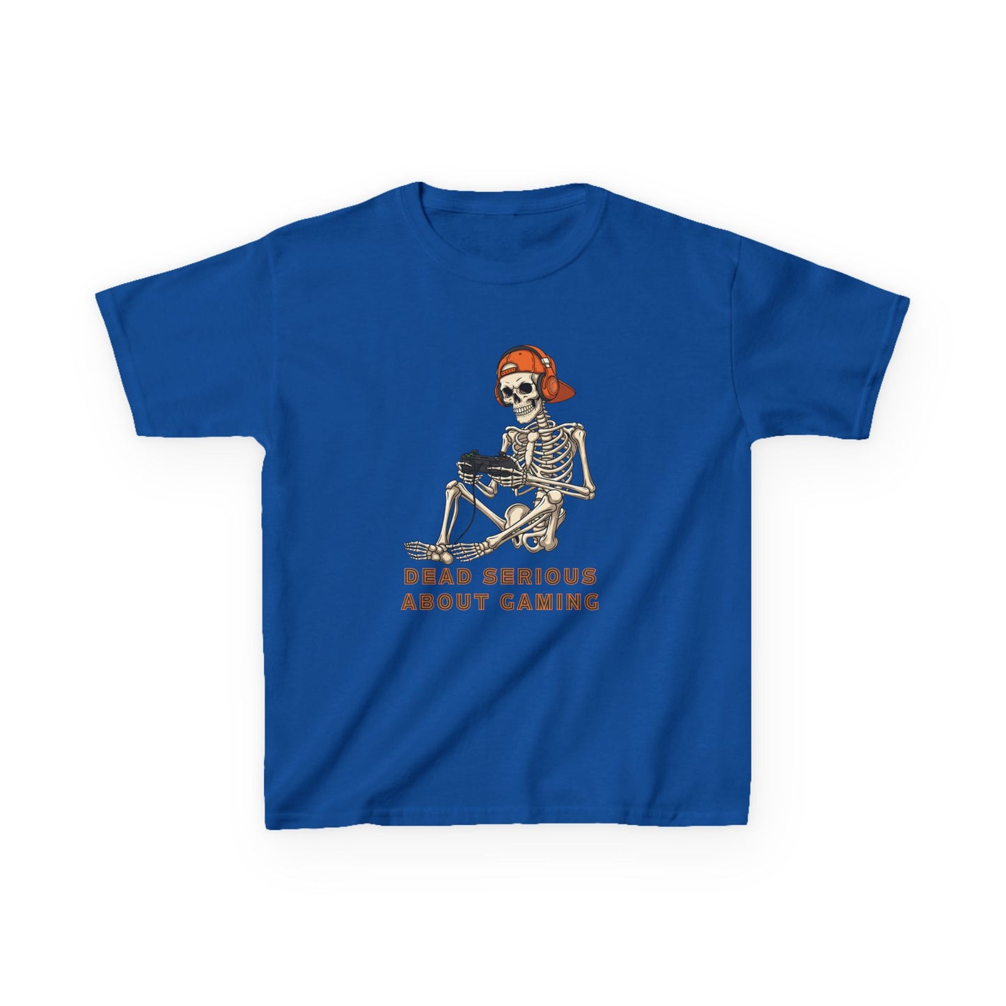 Skeleton Gaming Tee for Kids | Halloween Youth T-Shirt