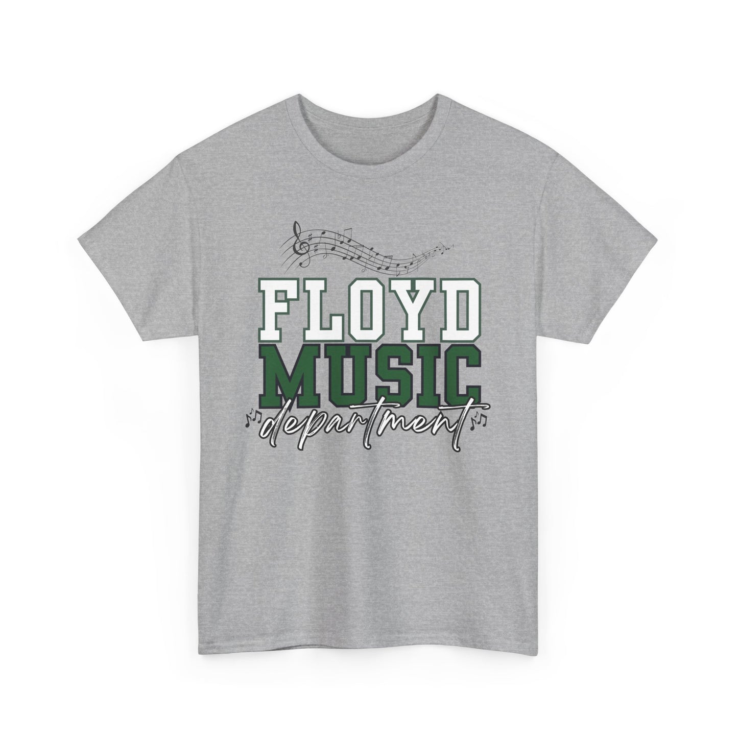 Floyd Music Heavy Cotton Tee - "Music is the Soundtrack of Your Life" Unisex T-Shirt- Floyd Strong