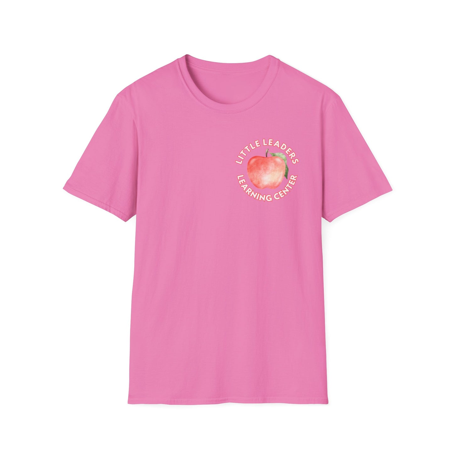 Little Leaders Teacher w/ Apple Design Unisex Softstyle T-Shirt