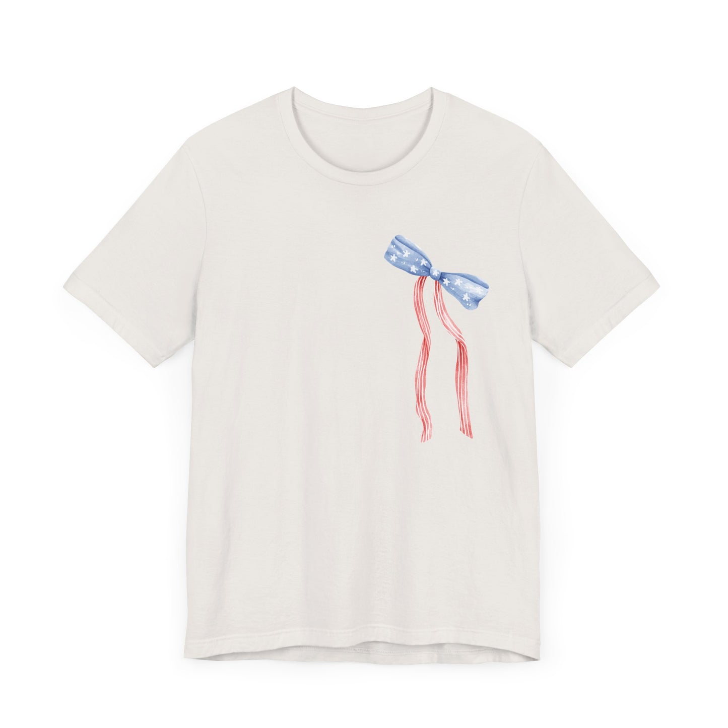 Land of the Free Tee with Bow | Perfect for all of America's Holidays