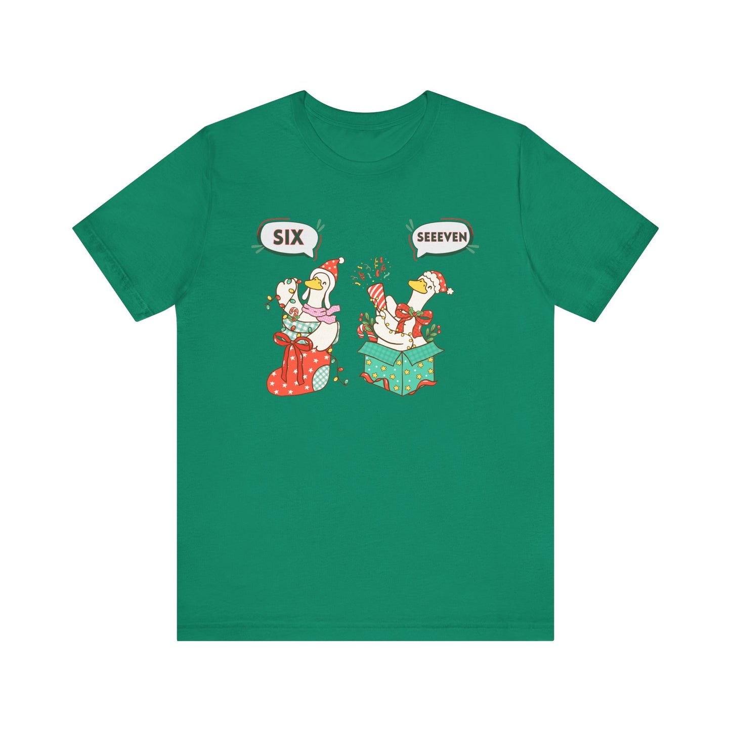 Festive Silly Goose 6-7— Christmas Unisex T‑Shirt