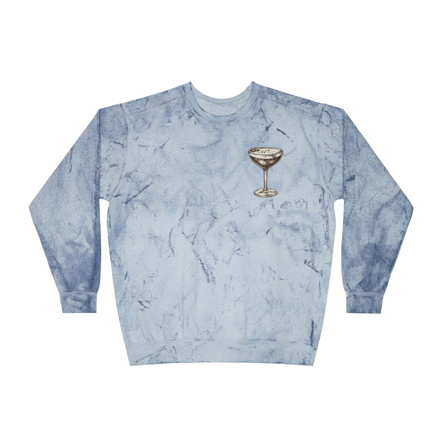 "Just a Girl Who Loves Espresso Martinis" Tie-Dye Crewneck- Summer