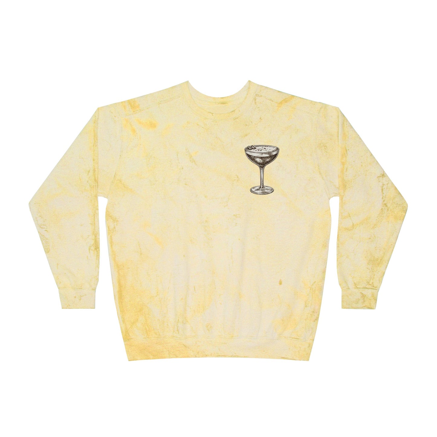 "Just a Girl Who Loves Espresso Martinis" Tie-Dye Crewneck- Summer