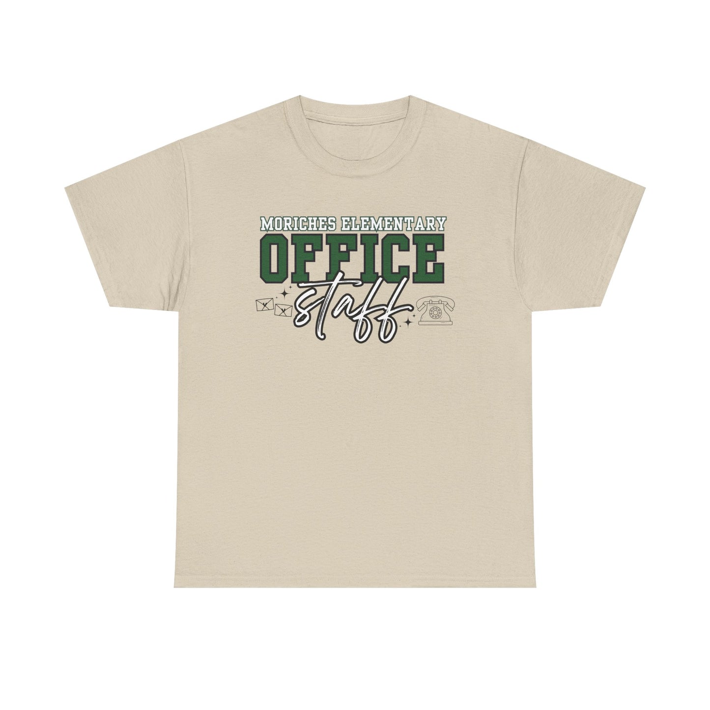 Moriches Office Staff Unisex Heavy Cotton Tee - Heart & Soul of Moriches Design