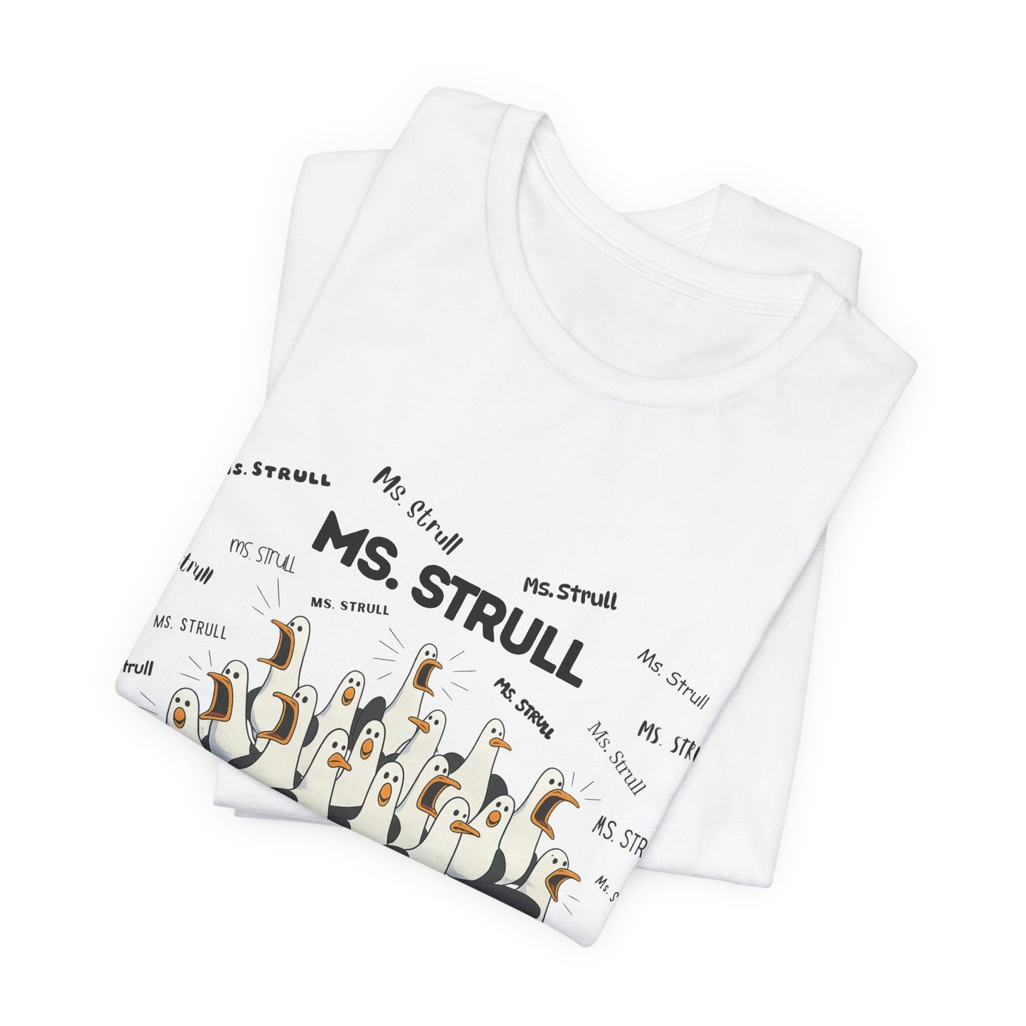 Mrs. Strull Penguin Choir T-Shirt — Funny Teacher Personalized Tee