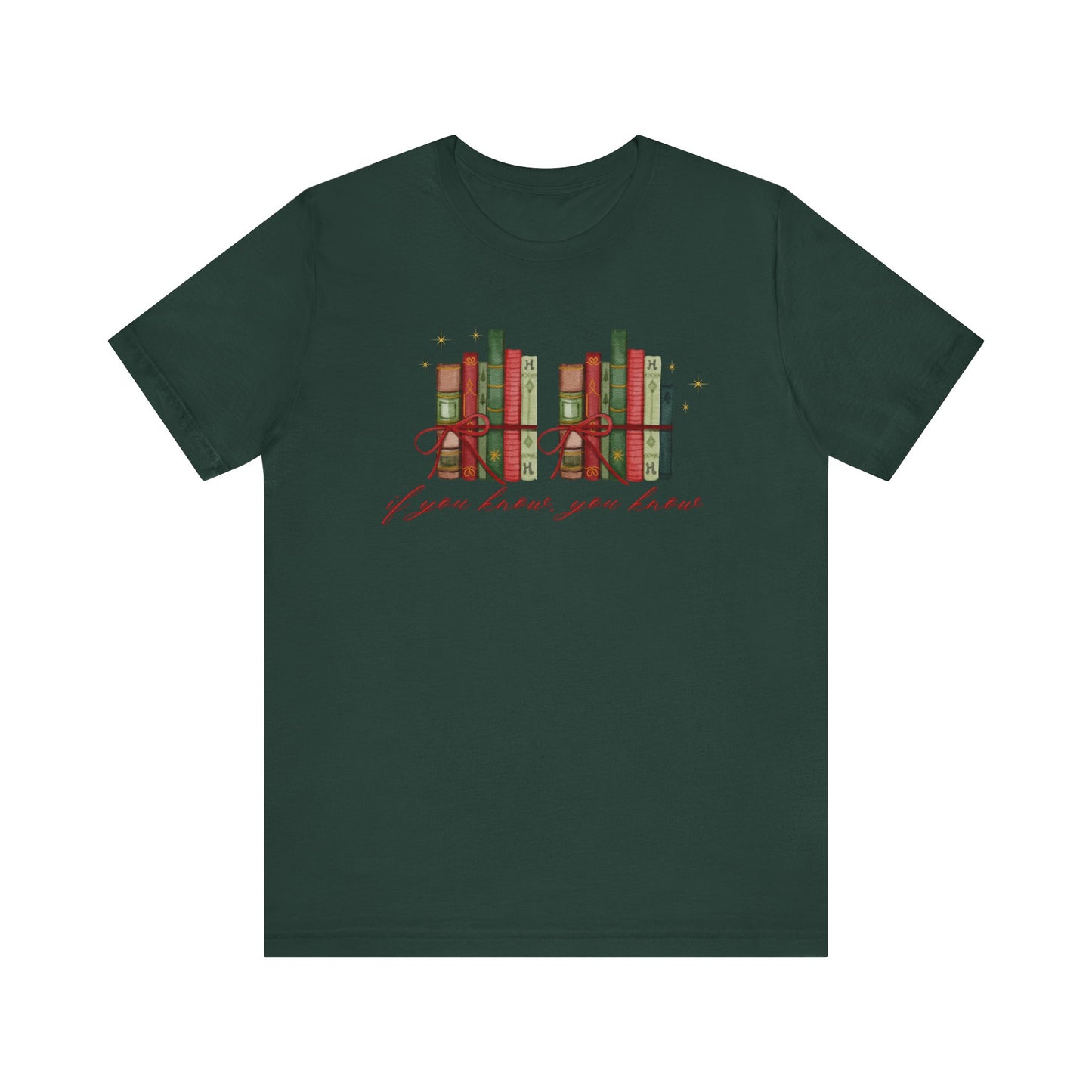 6-7 Books, "if you know you know"— Christmas Unisex T‑Shirt