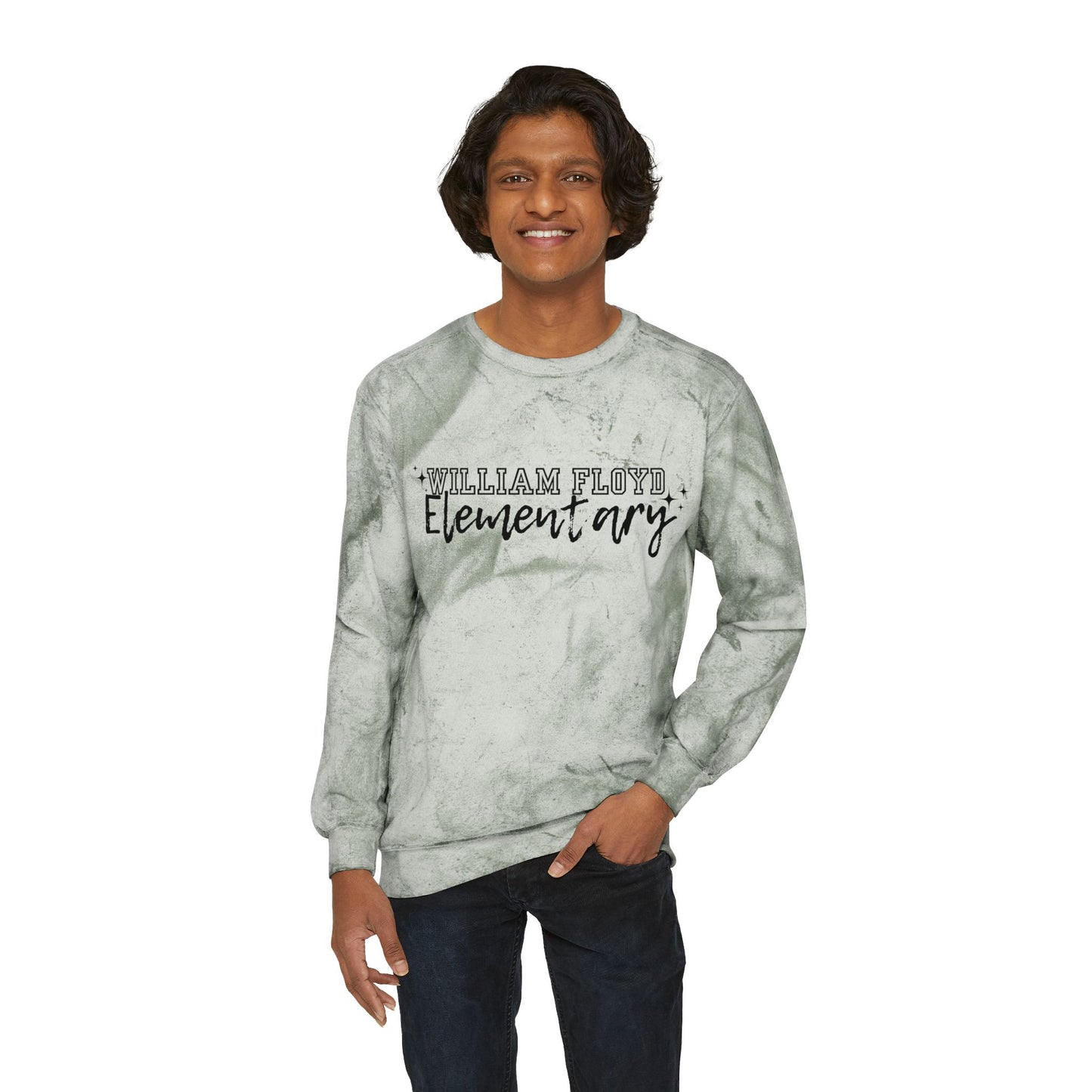 Unisex Color Blast Crewneck Sweatshirt - Expect Success for WFE