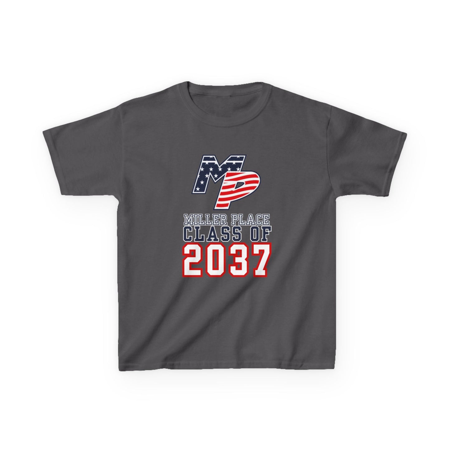 Miller Place Class of 2037 Kids Heavy Cotton Tee