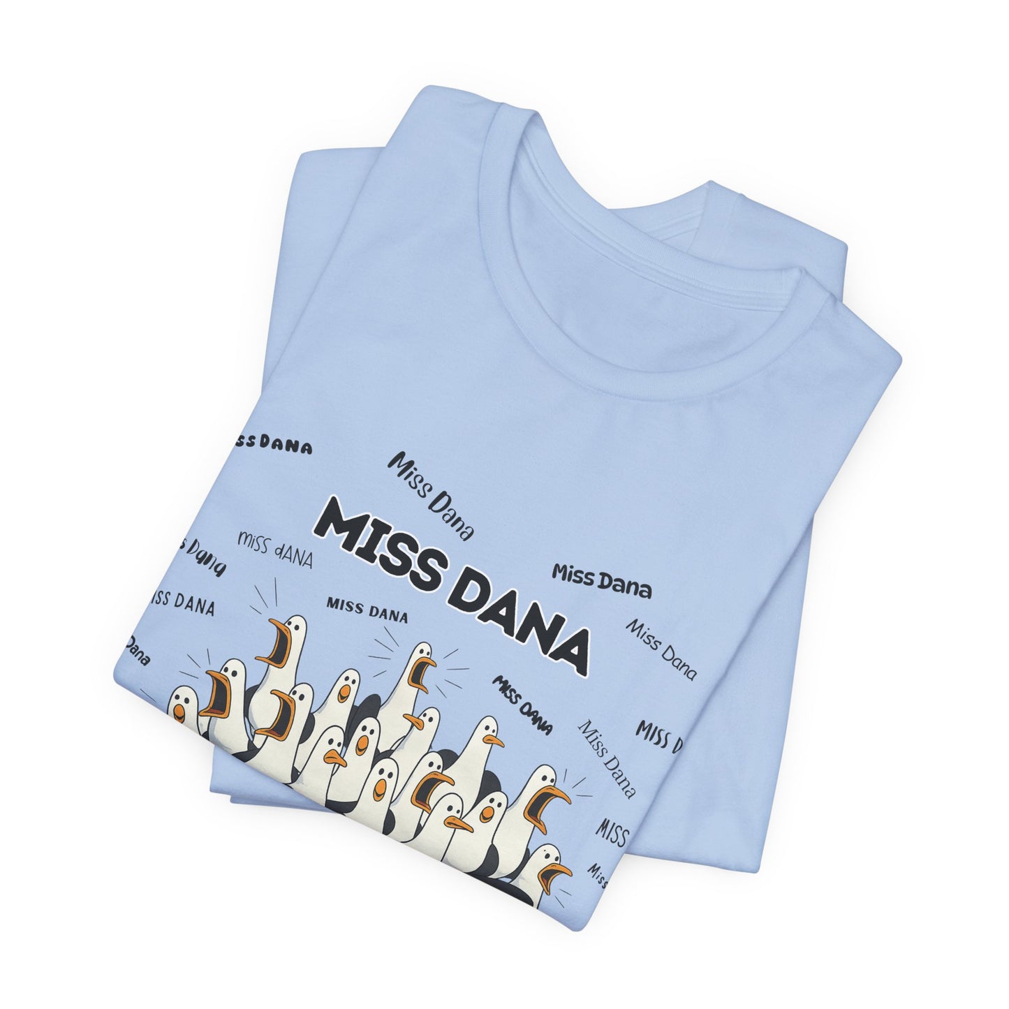 Miss Dana- Penguin Choir T-Shirt — Funny Teacher Personalized Tee