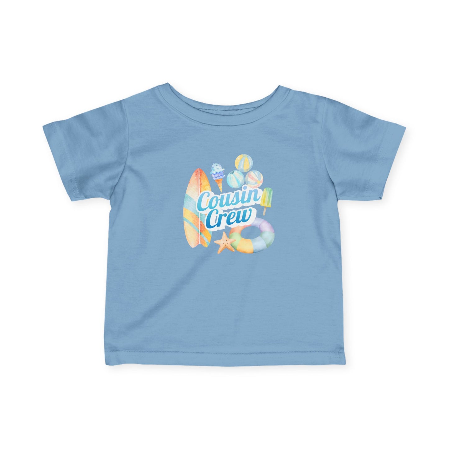 Cousin Crew Infant Tee, Cute Baby T-Shirt, Summer Vibes- Mini Collection