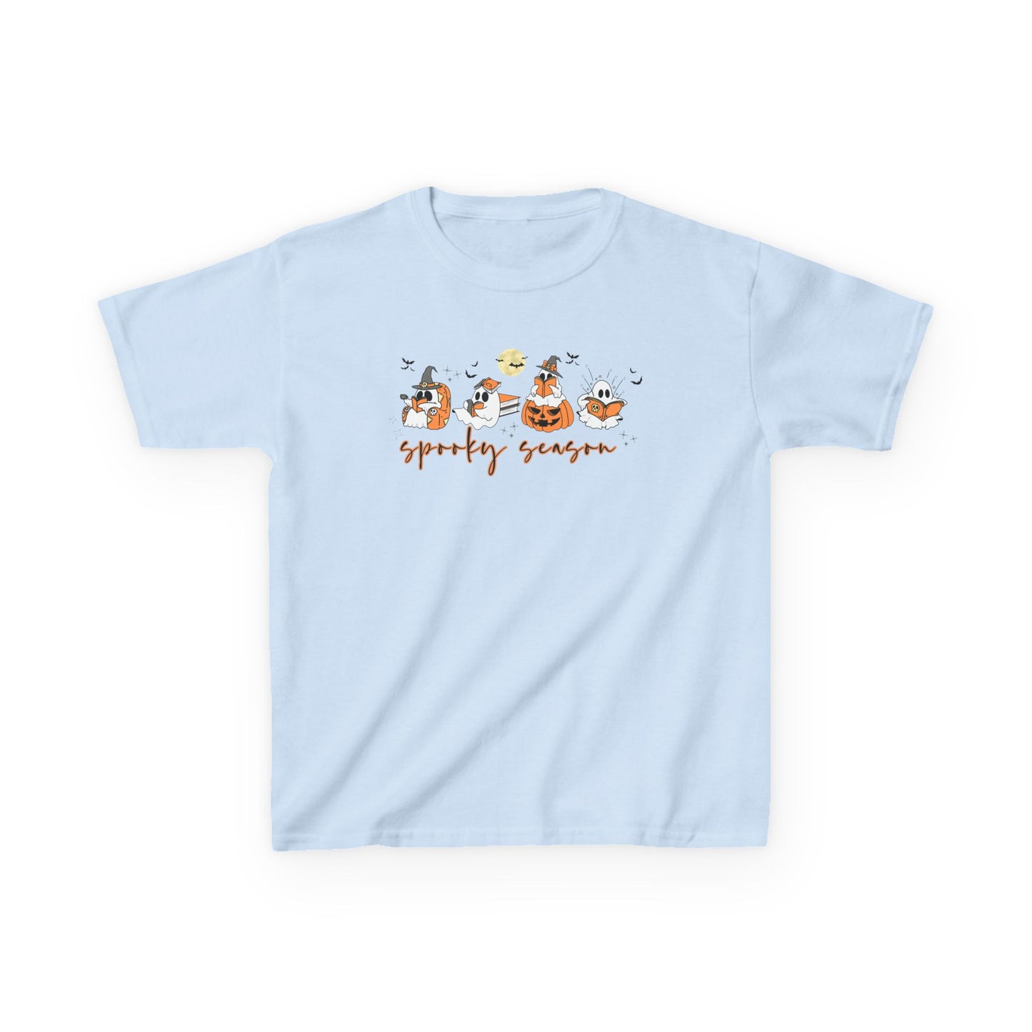 Spooky Season- Reading Ghosts- Halloween - Kids Cotton™ Tee