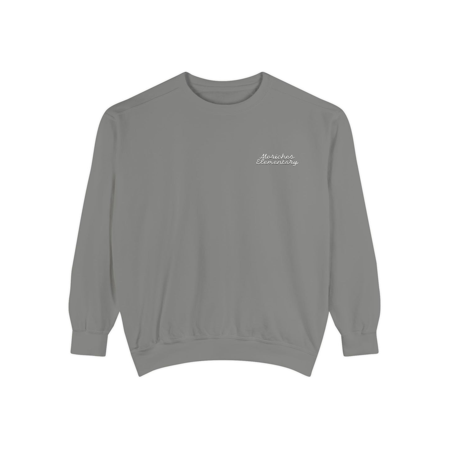 Moriches Elementary Embroidered Garment-Dyed Unisex Sweatshirt