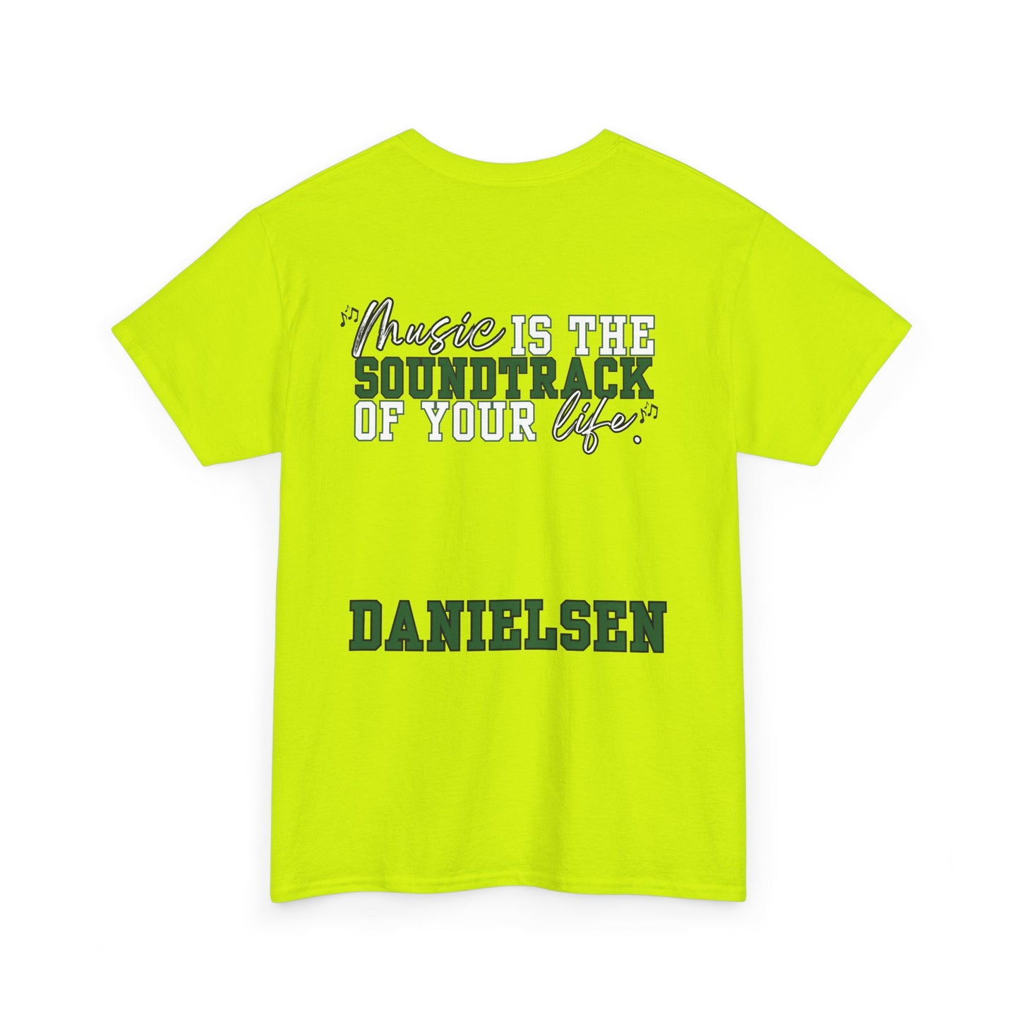 Danielsen- Floyd Music Heavy Cotton Tee - "Music is the Soundtrack of Your Life" Unisex T-Shirt- Personalized