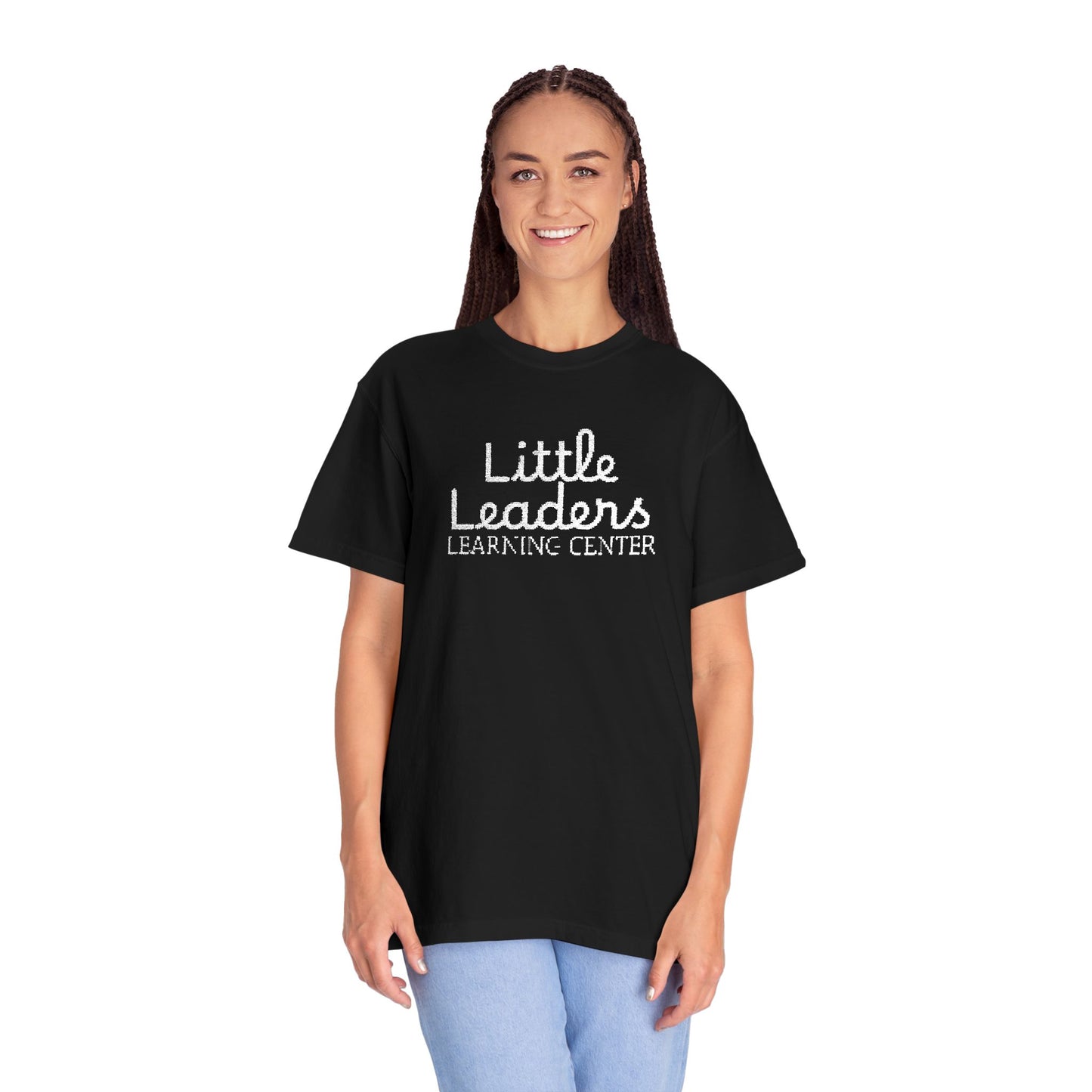 Little Leaders Full Embroidered Unisex Garment-Dyed T-Shirt