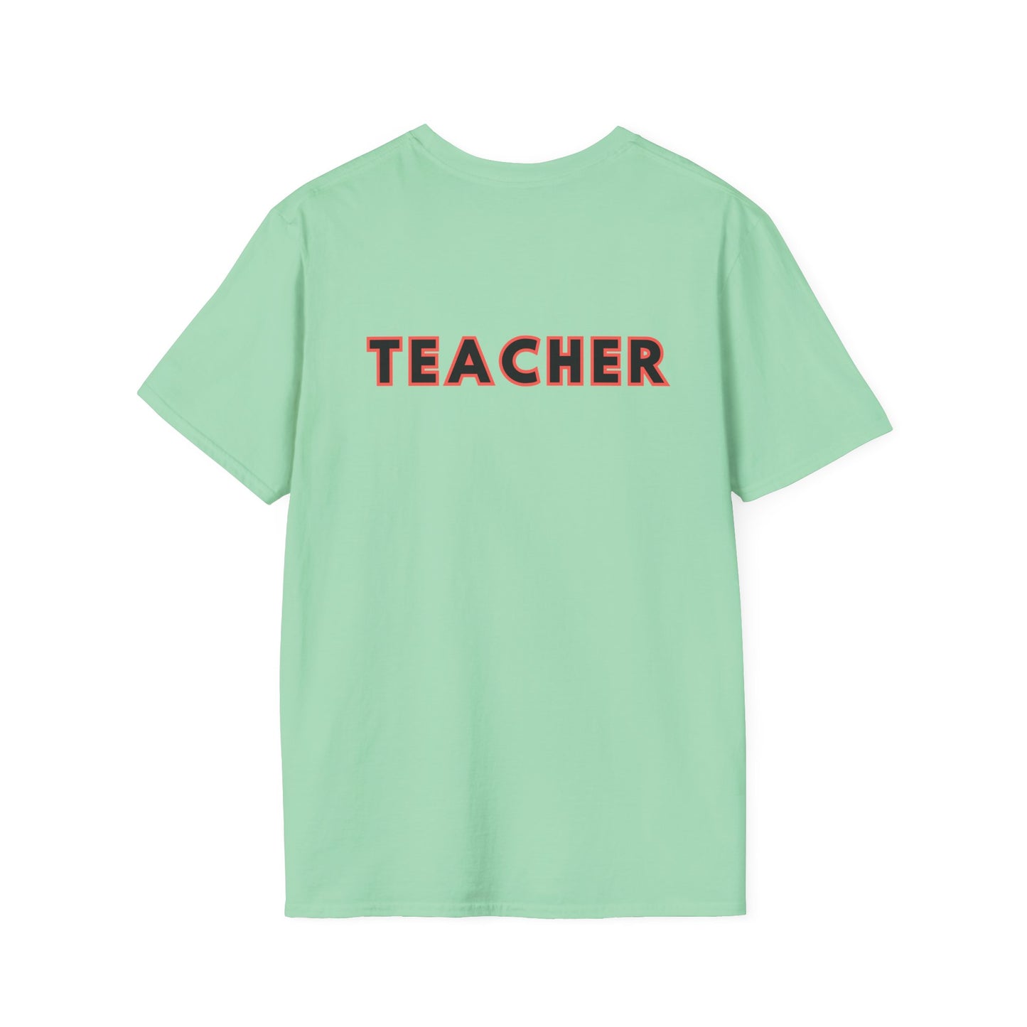 Little Leaders Teacher w/ Apple Design Unisex Softstyle T-Shirt