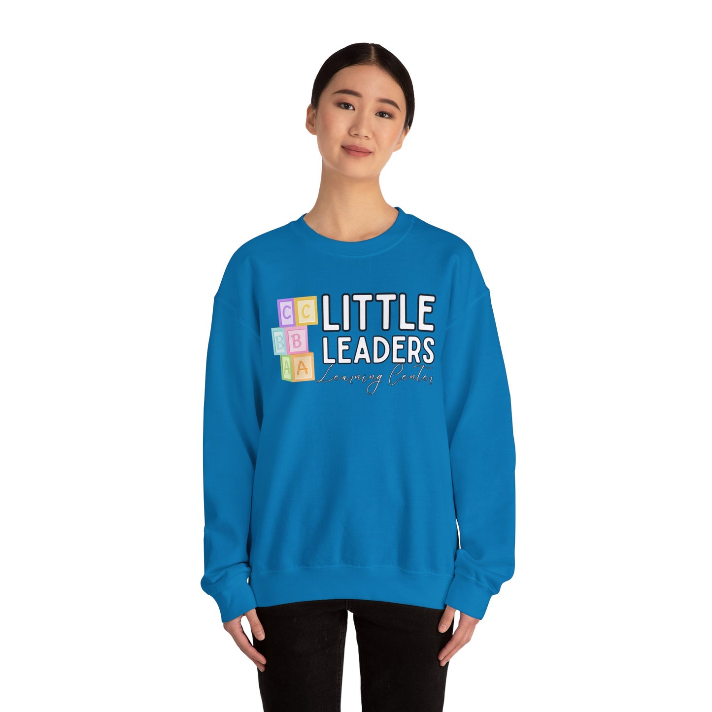 Little Leaders w/ Blocks Crewneck Unisex Sweatshirt