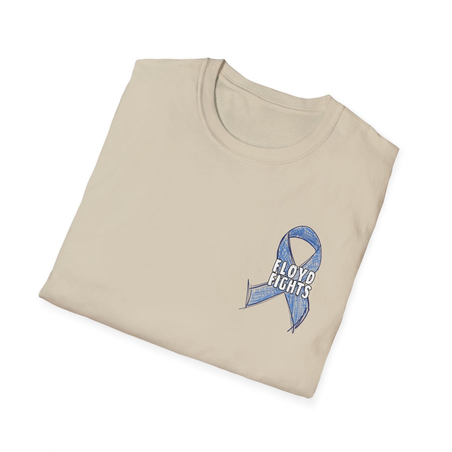 FLOYD FIGHTS Ribbon Diabetes Awareness T-Shirt | Softstyle Tee