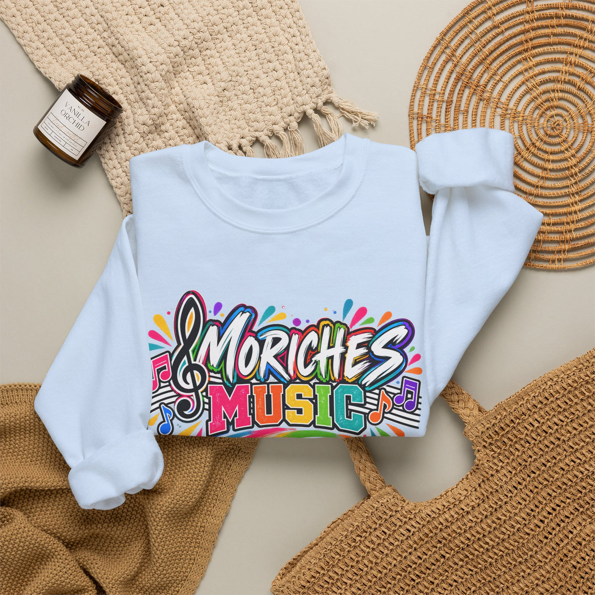 Moriches Music Sweatshirt — "Make Every Note Count" Crewneck