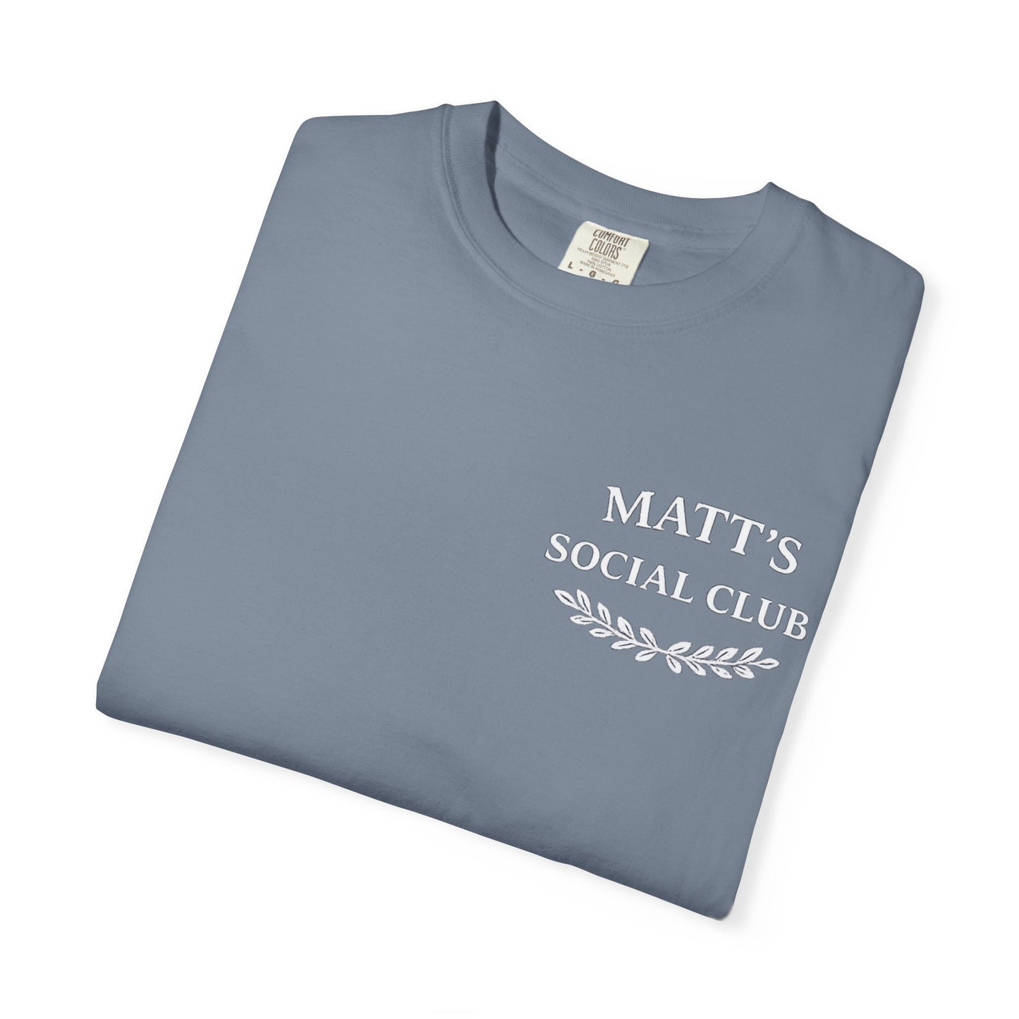 Matt's Social Club T-Shirt — Personalized