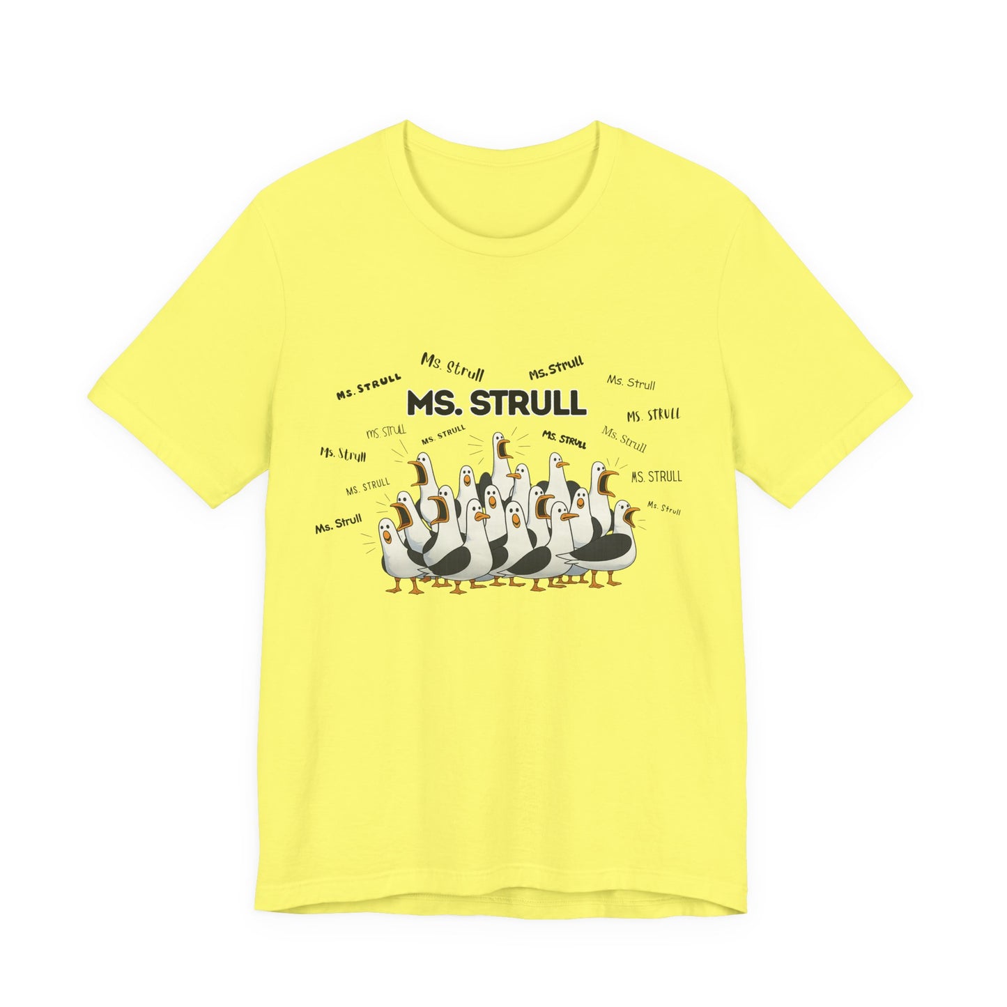 Mrs. Strull Penguin Choir T-Shirt — Funny Teacher Personalized Tee