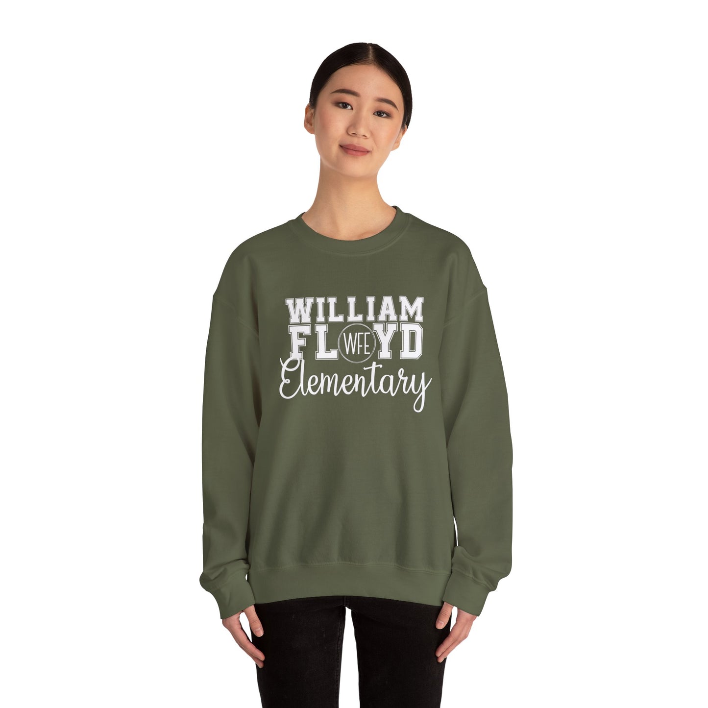 WFE Logo Crewneck Sweatshirt - William Floyd Elementary