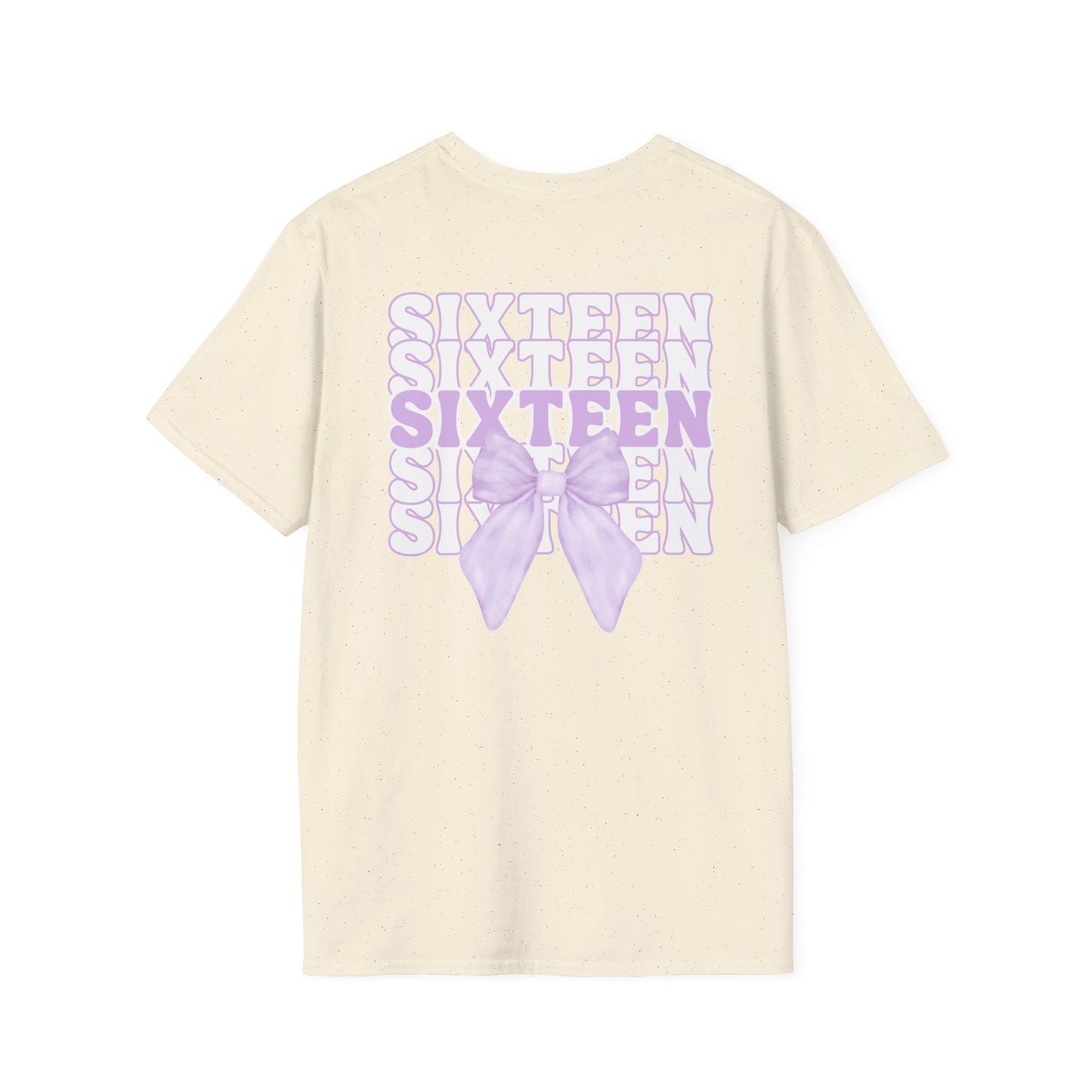 Sweet Sixteen Unisex Softstyle T-Shirt, Birthday Gift, Party Tee, Teen Fashion, Personalized