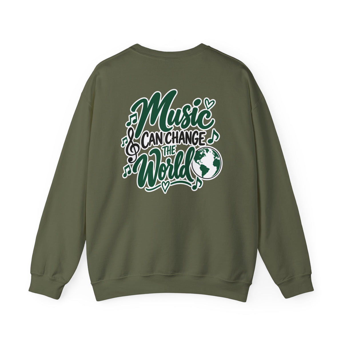 Moriches Music Sweatshirt — "Music Can Change the World" Crewneck