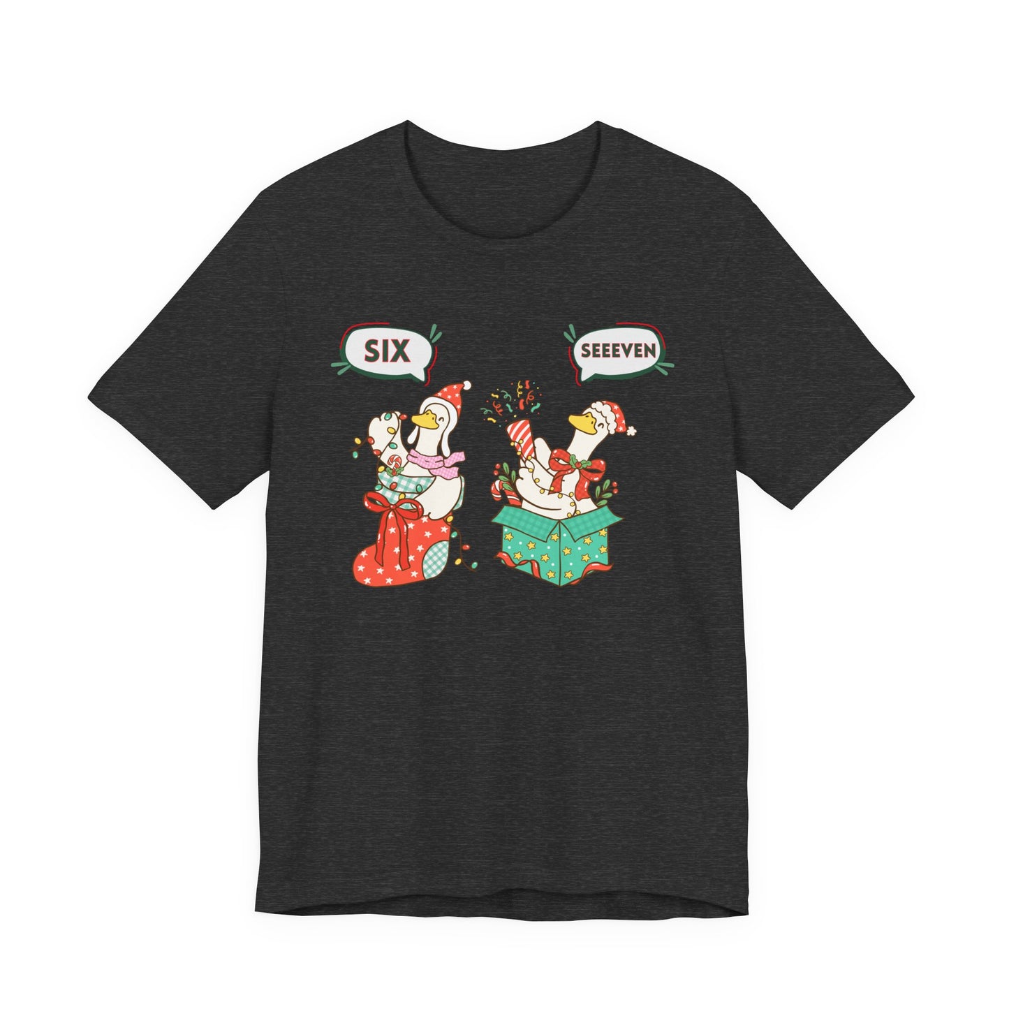 Festive Silly Goose 6-7— Christmas Unisex T‑Shirt