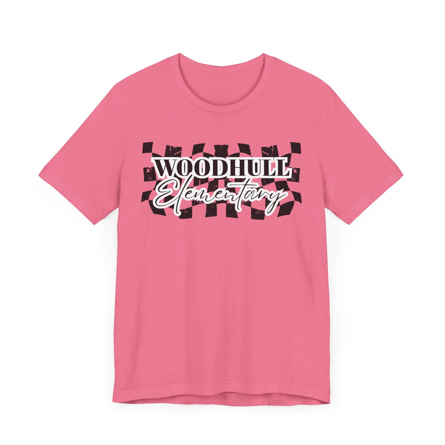 Woodhull Checkered Logo Unisex Jersey Tee