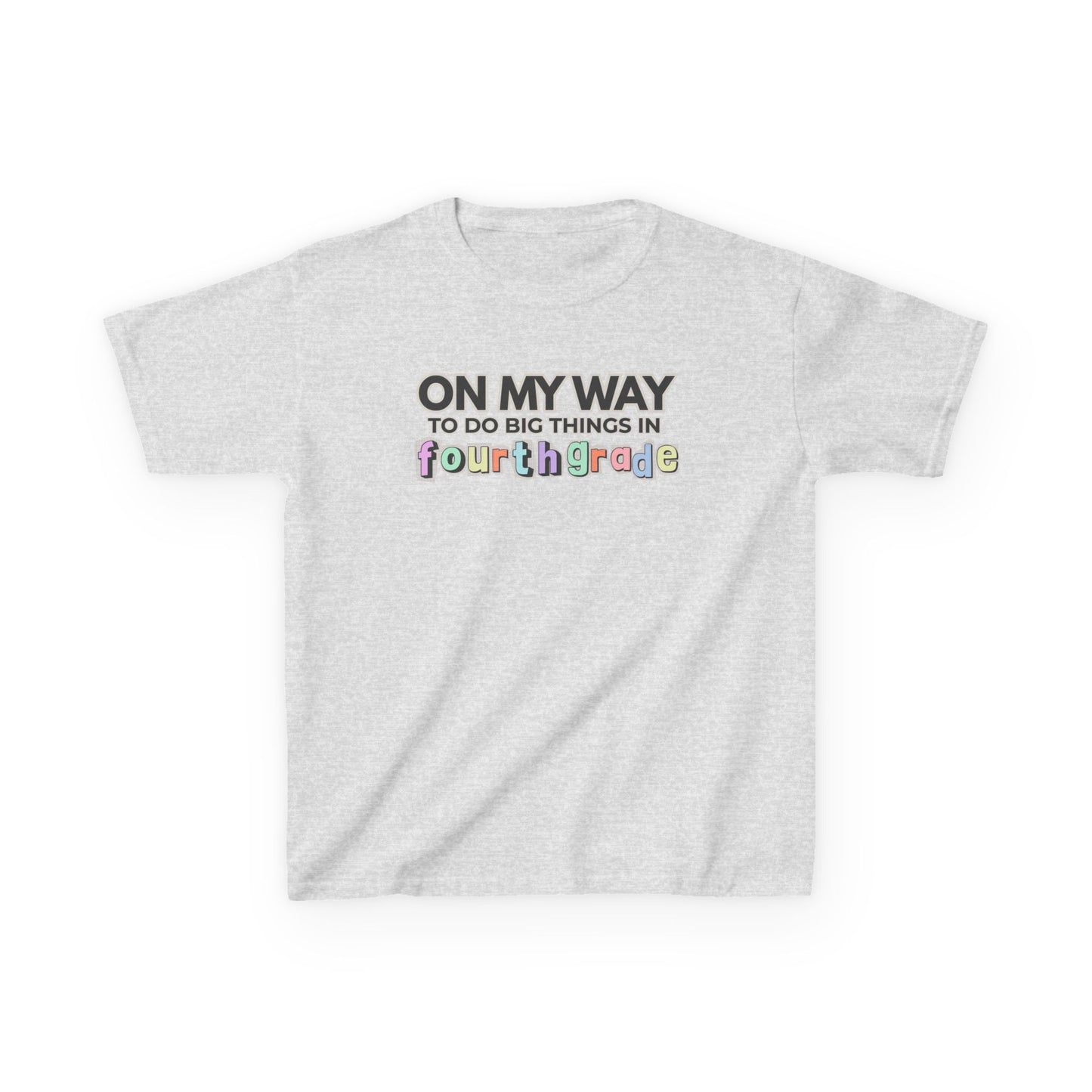 Big Things in 4th Grade- Kids Back to School Shirt