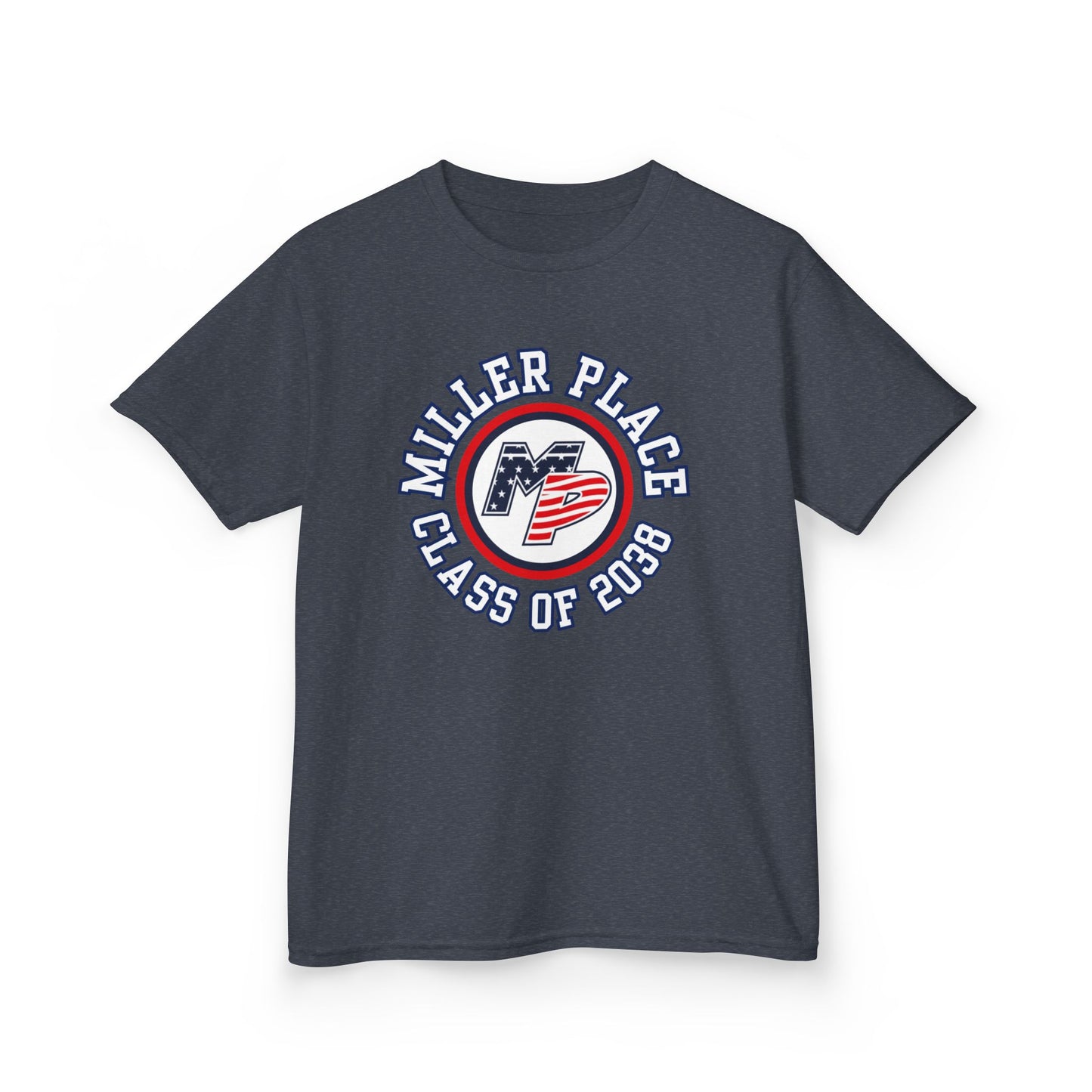 Miller Place Class of 2038 Kids Heavy Cotton Tee