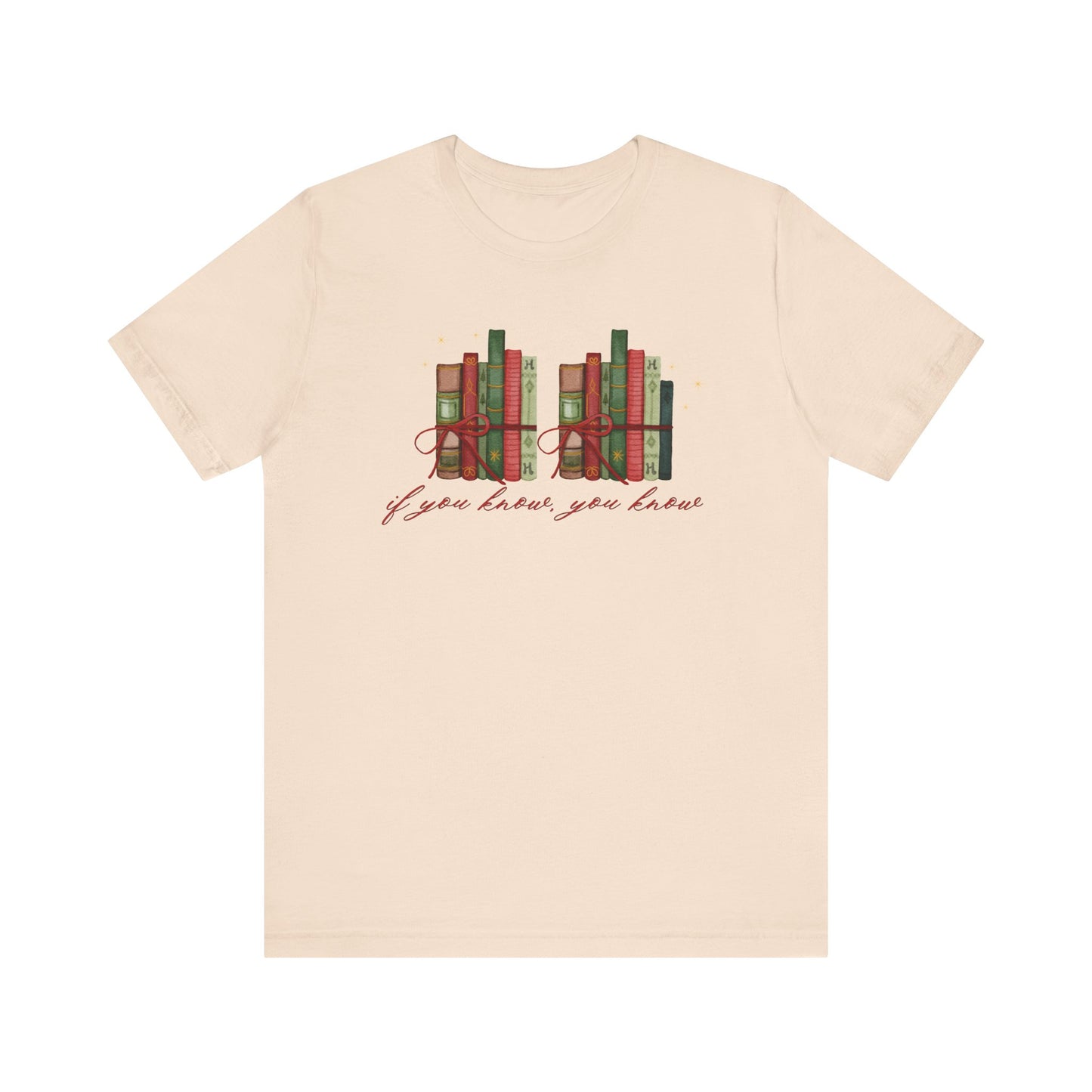 6-7 Books, "if you know you know"— Christmas Unisex T‑Shirt