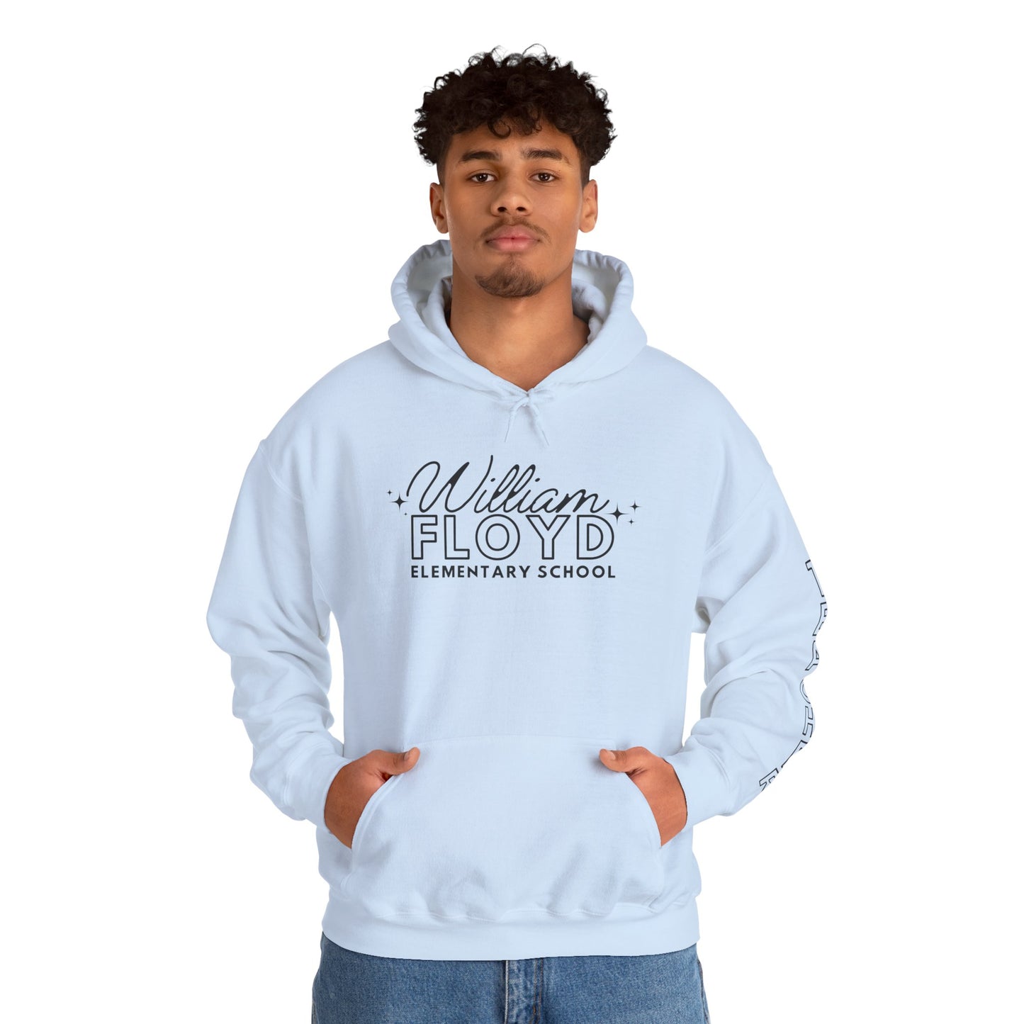 WFE Teacher Simple Design Hoodie w/ Teacher on Sleeve - Cozy Unisex Sweatshirt