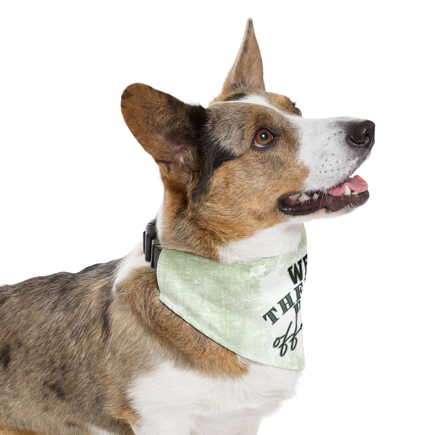 WFE Therapy Dog Bandana Collar - Off-Duty Pet Accessory