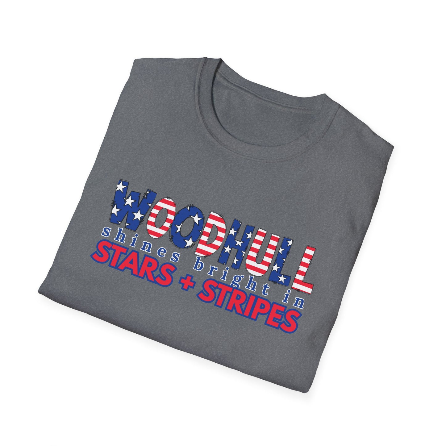 Unisex T-Shirt Woodhull Flag Day-Holiday Design