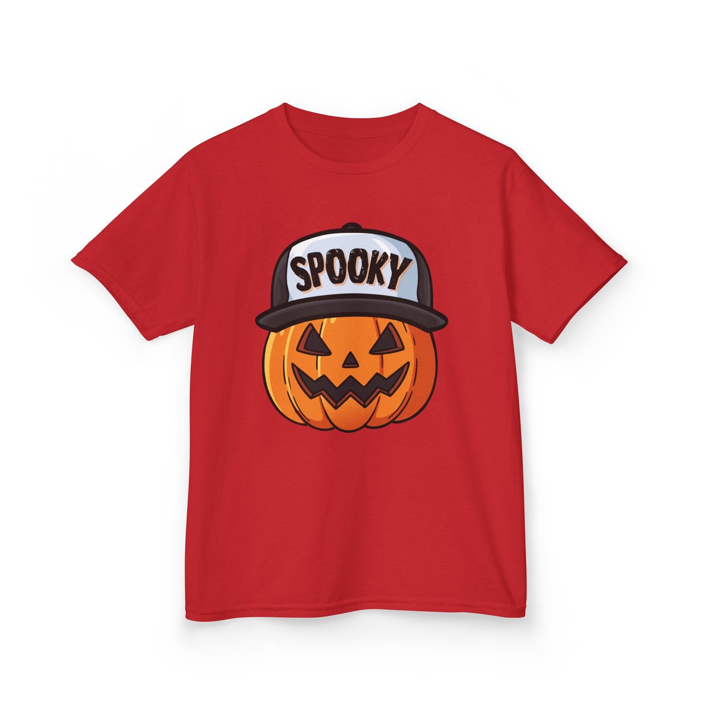 Spooky Pumpkin w/ Hat | Halloween | Kids Cotton™ Tee