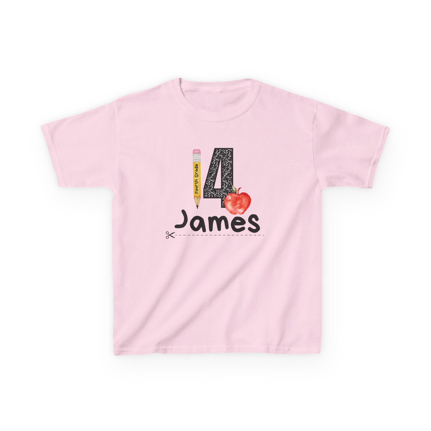 4th Grade- Personalized Kids Tee - Back to School