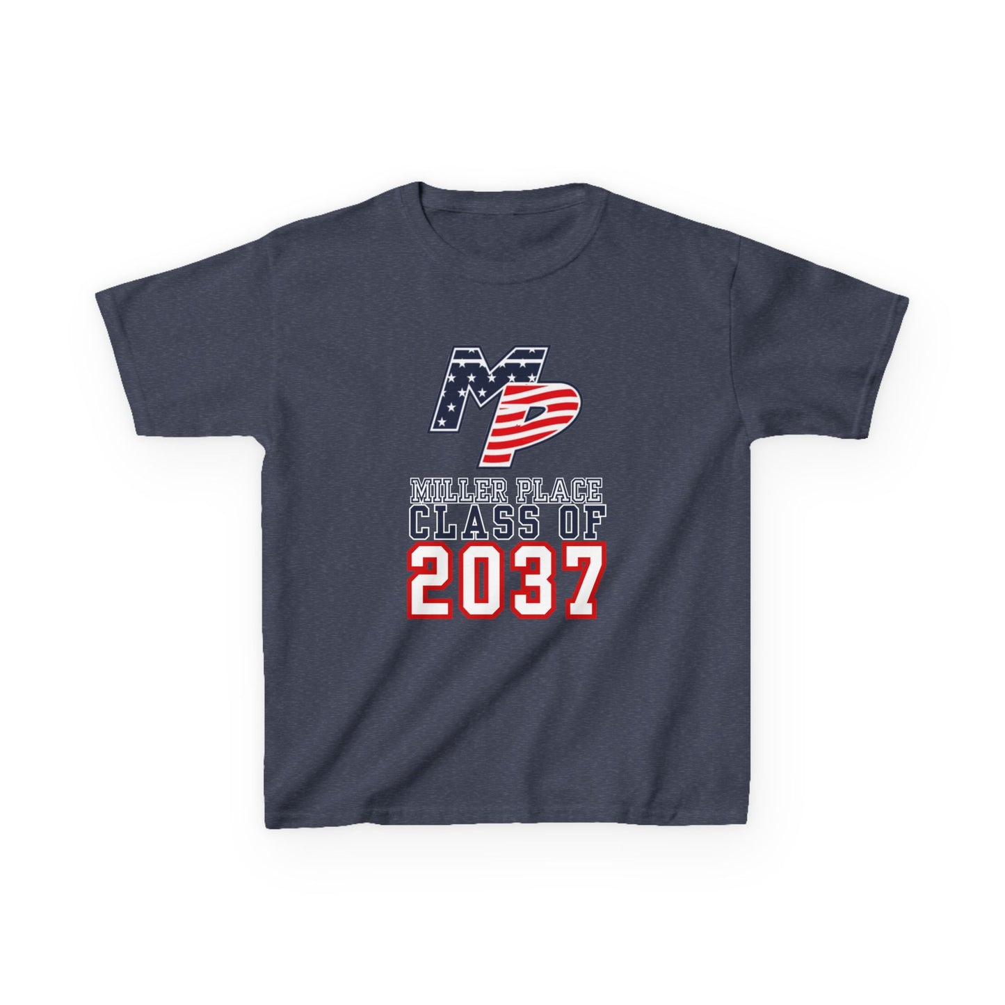 Miller Place Class of 2037 Kids Heavy Cotton Tee