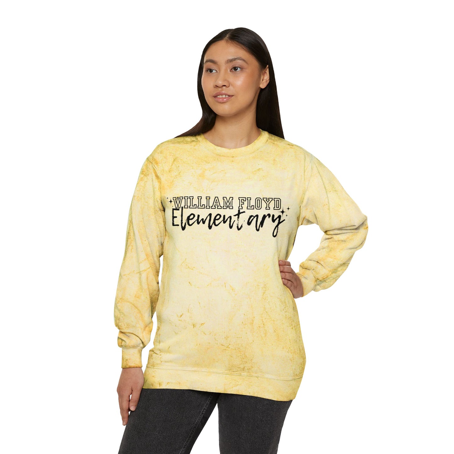 Unisex Color Blast Crewneck Sweatshirt - Expect Success for WFE