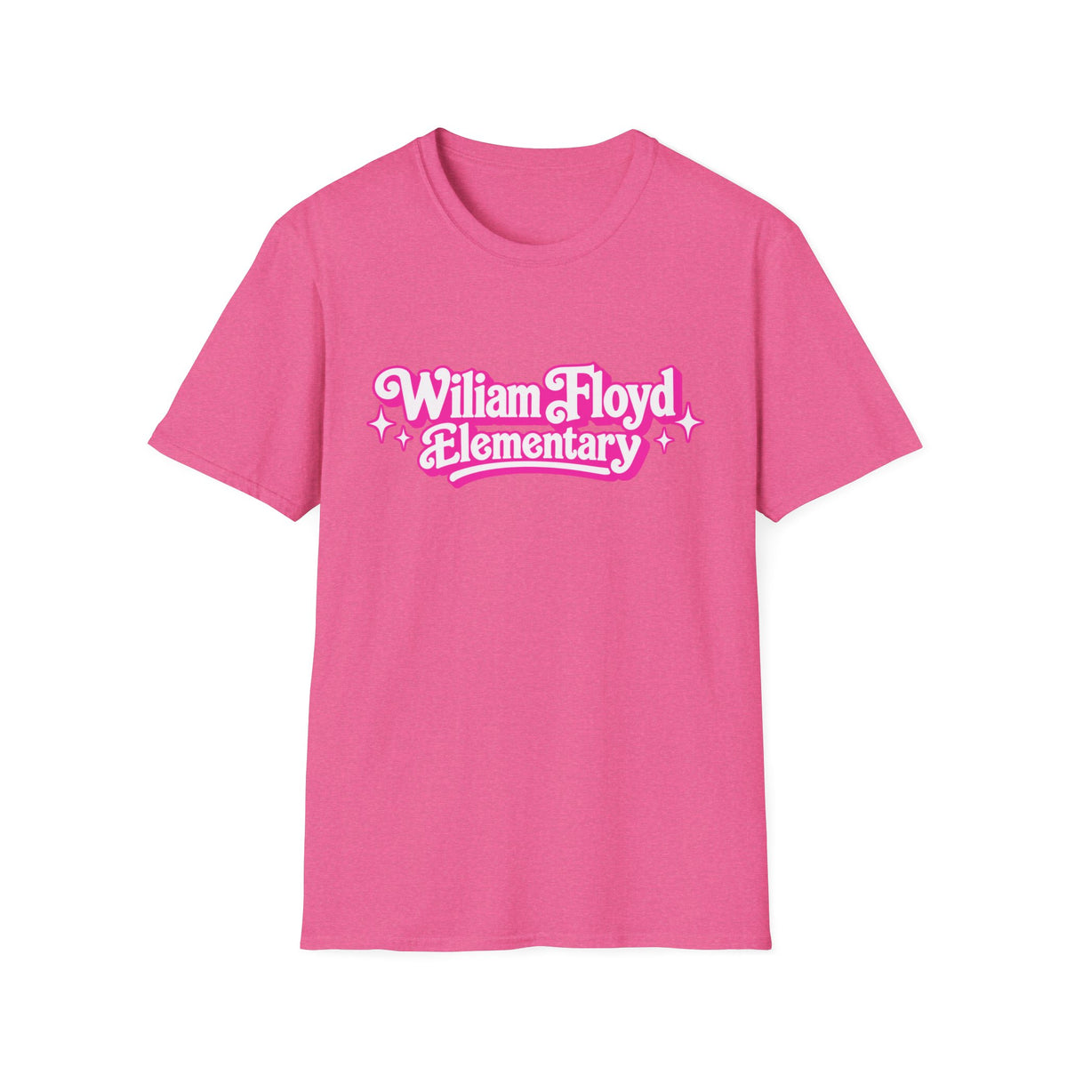 WFE Barbie (w/sparkles) -Breast Cancer Awareness Tee, Unisex Softstyle T-Shirt