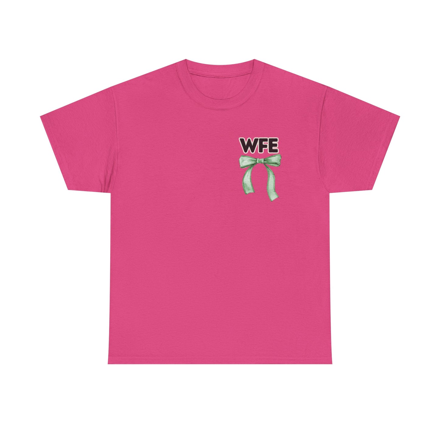 WFE Nurse Assistant and Bows- Unisex Heavy Cotton Tee with Bow Design