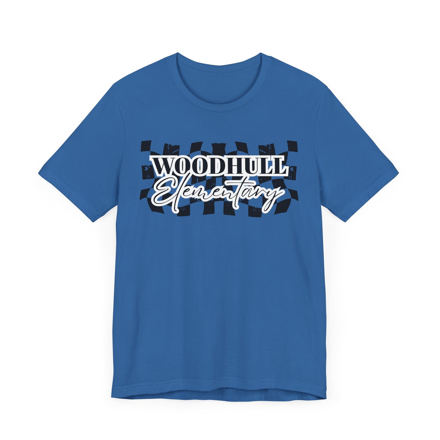 Woodhull Checkered Logo Unisex Jersey Tee