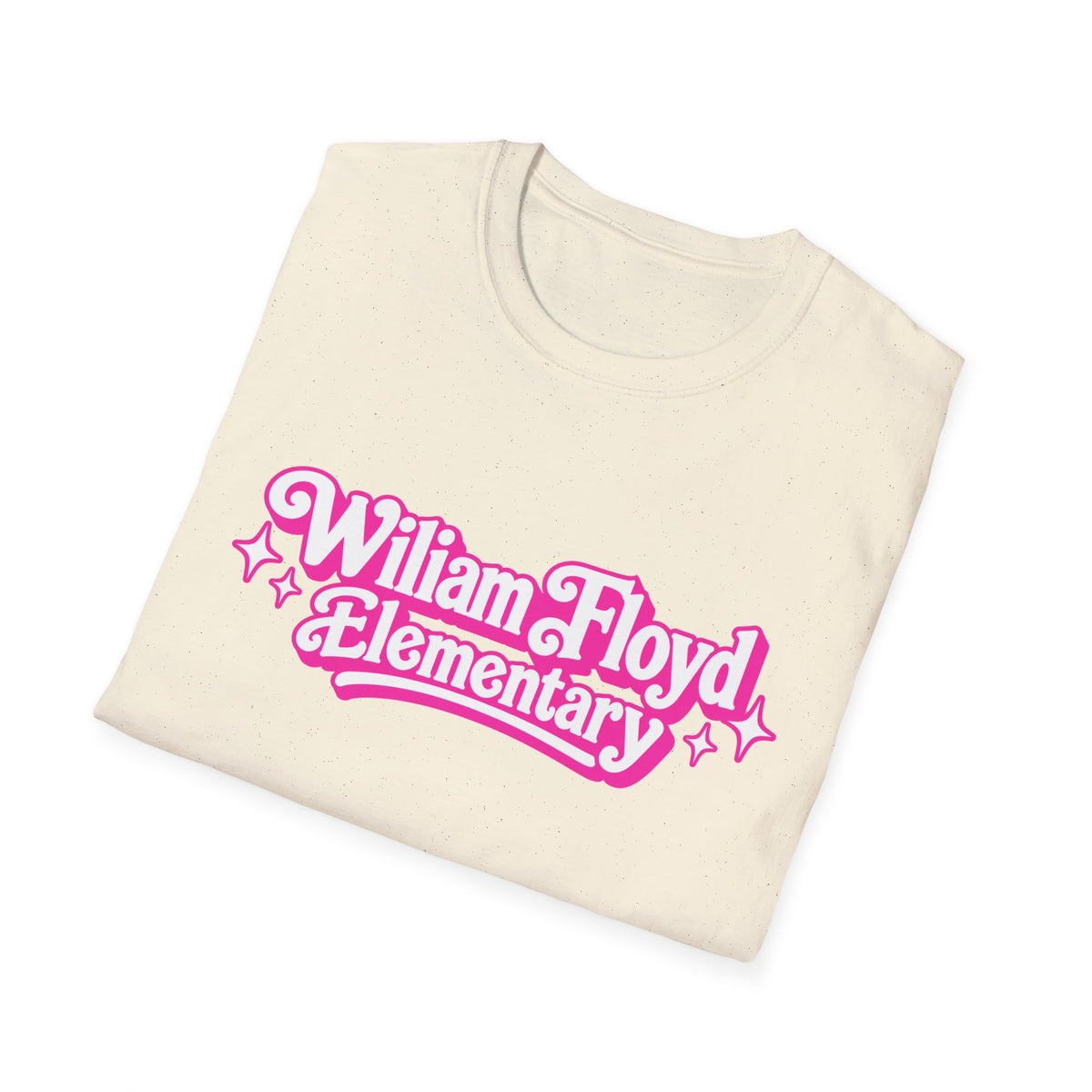 WFE Barbie (w/sparkles) -Breast Cancer Awareness Tee, Unisex Softstyle T-Shirt