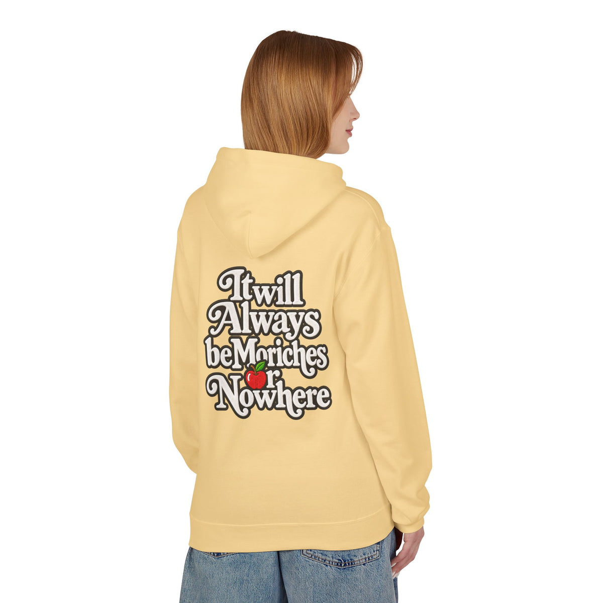 "MES or Nowhere" w/ apple- Moriches Hoodie