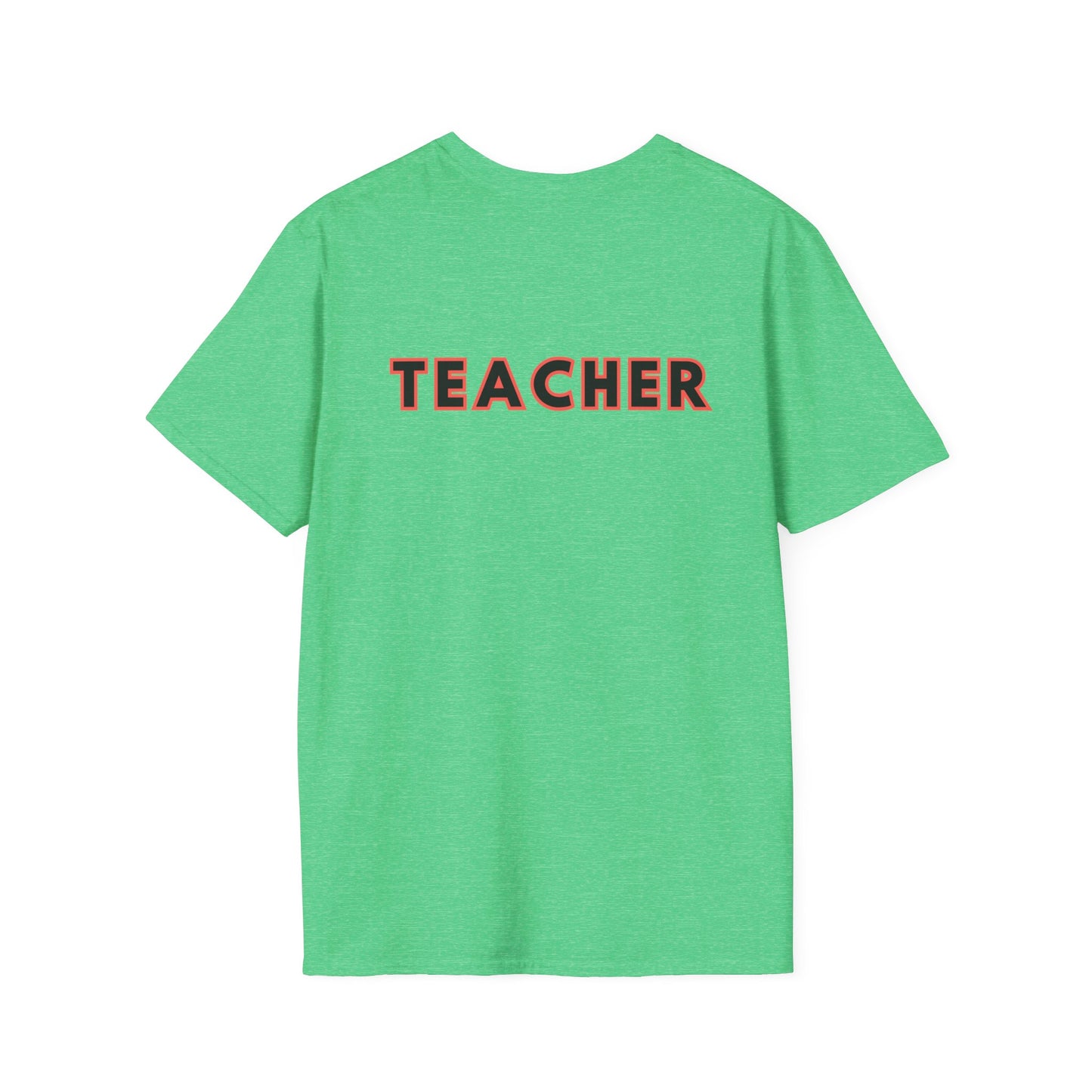Little Leaders Teacher w/ Apple Design Unisex Softstyle T-Shirt