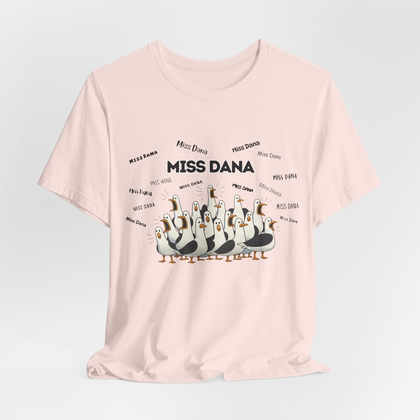 Miss Dana- Penguin Choir T-Shirt — Funny Teacher Personalized Tee