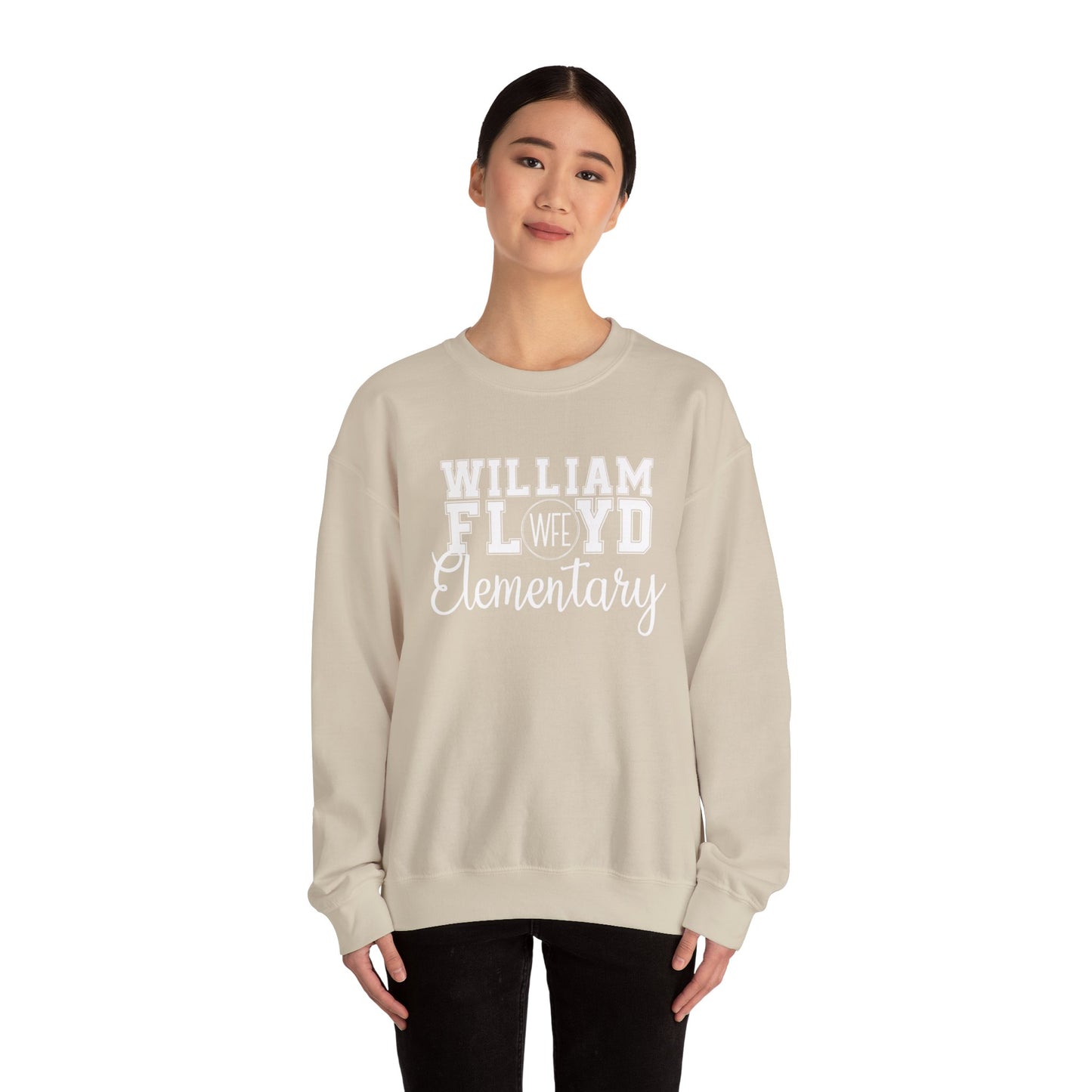 WFE Logo Crewneck Sweatshirt - William Floyd Elementary