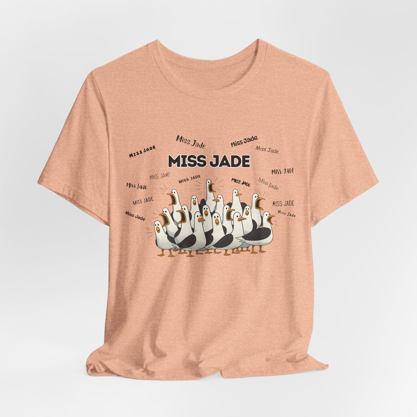 Miss Jade- Penguin Choir T-Shirt — Funny Teacher Personalized Tee